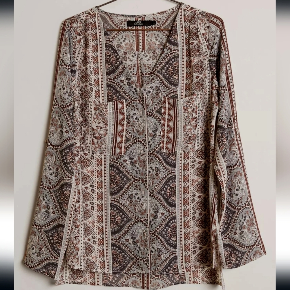 COPY - BKE Boutique Chiffon Blouse
